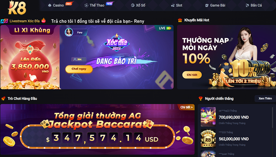 Ưu điểm nổi bật tại K8bet.